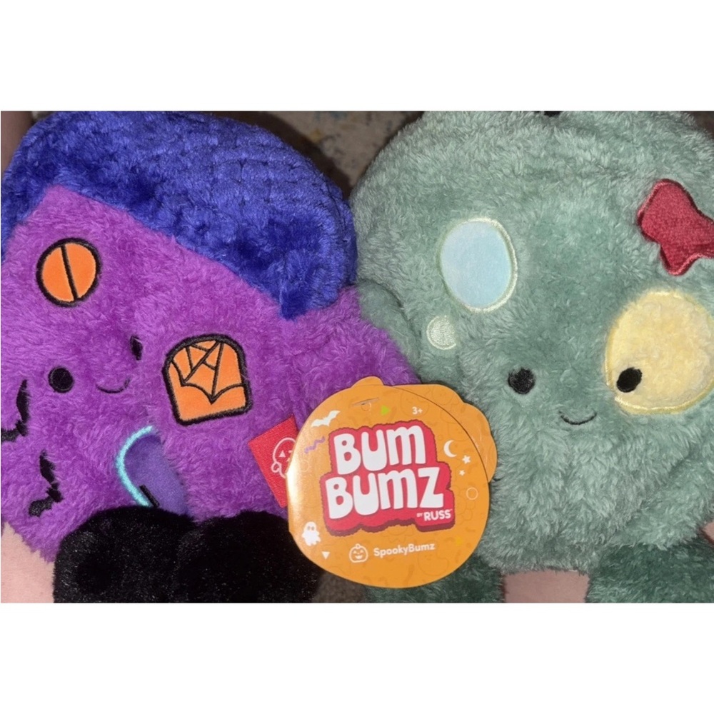 Bum Bumz by Russ 7.5" ZAINE The Zombie & Hakim SpookyBumz Halloween Plush